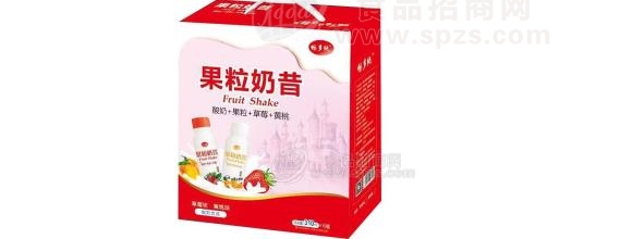 “畅多纯”果粒酸奶草莓味