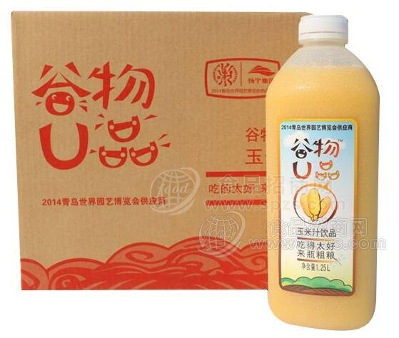 谷物U品玉米汁营养健康