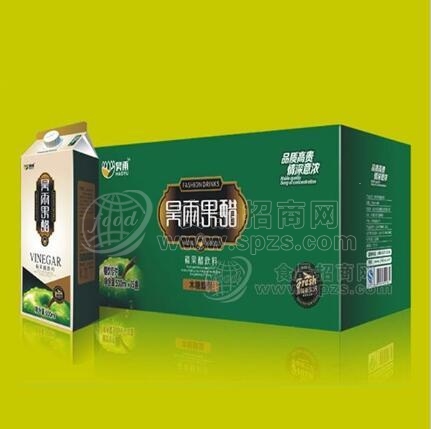 昊雨原汁果醋包装个性