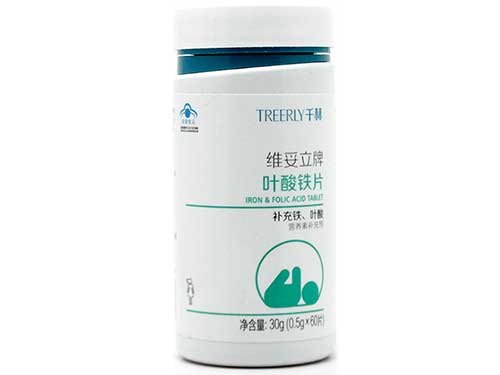 汤臣倍健叶酸铁片多少钱一瓶