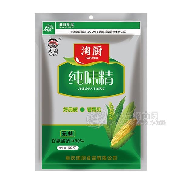 淘厨 纯味精无盐 调味品100g招商