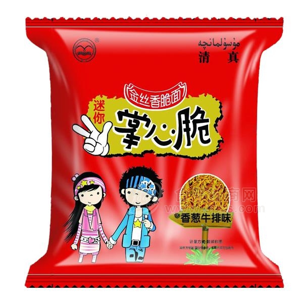 掌心脆金丝香脆面香葱牛排味