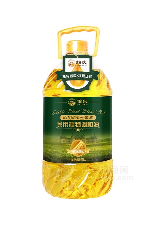 帕夫添加40%玉米油食用调和油5L