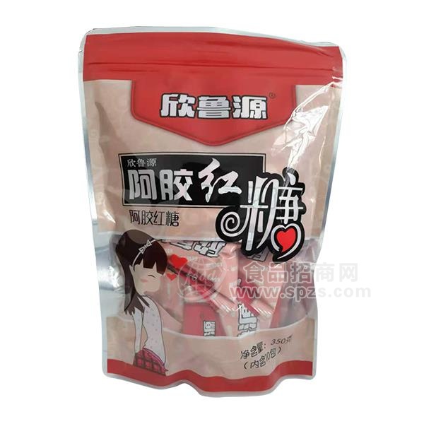 欣鲁源 阿胶红糖 （内含10包）350g