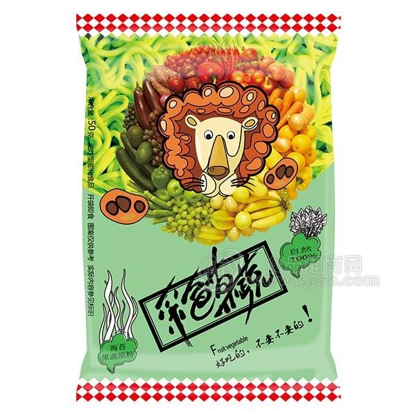 幸运面 采色菓蔬面香辣海苔味休闲食品 果蔬面 膨化食品