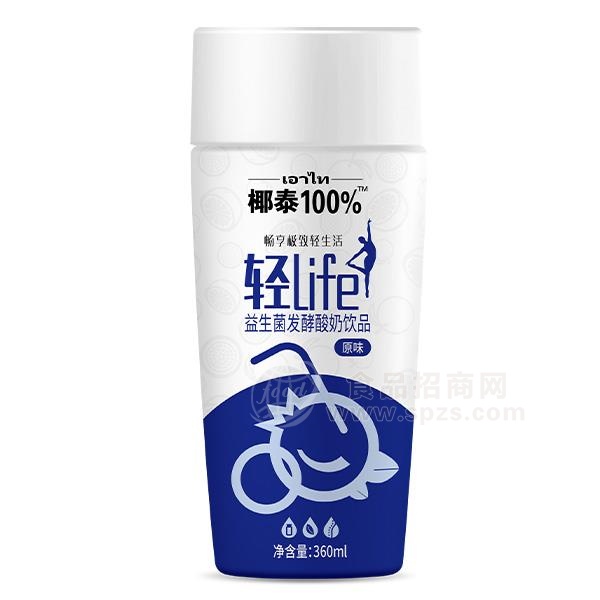 椰泰原味 益生菌发酵酸奶饮品360ml