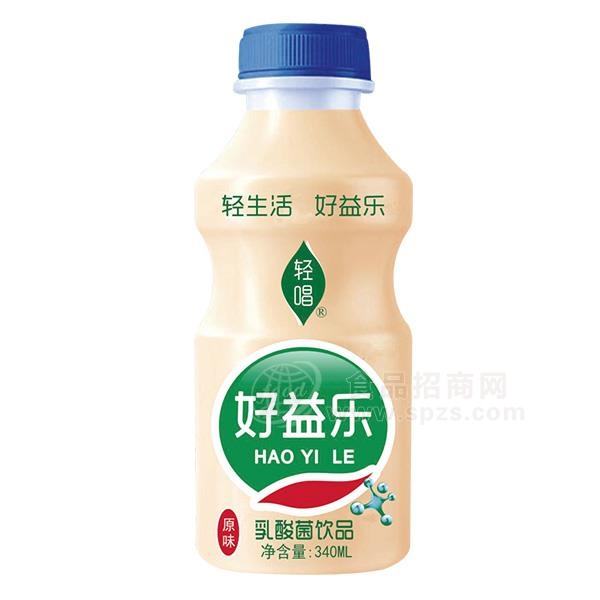 轻唱好益乐 乳酸菌饮品 乳饮料 原味340ml