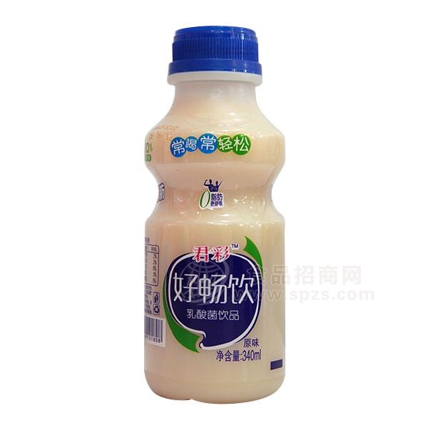 君彩好畅饮 原味乳酸菌饮品340ml