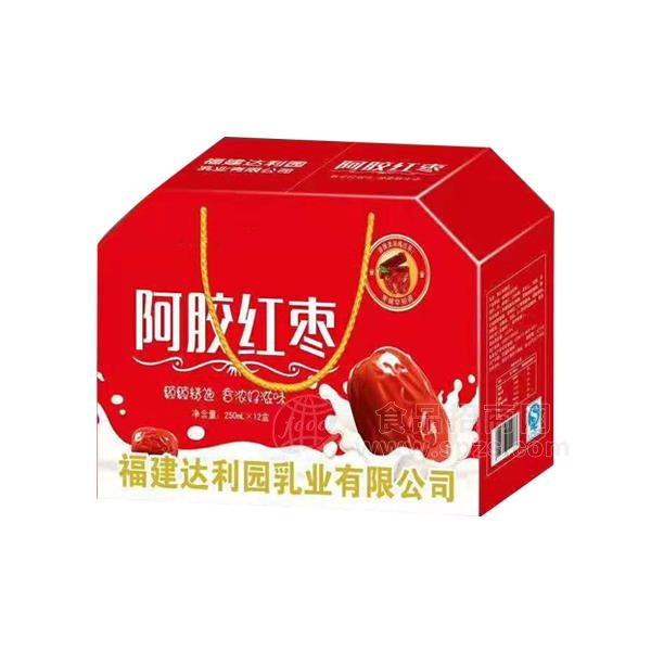 阿胶红枣 复合蛋白饮料礼盒招商250m