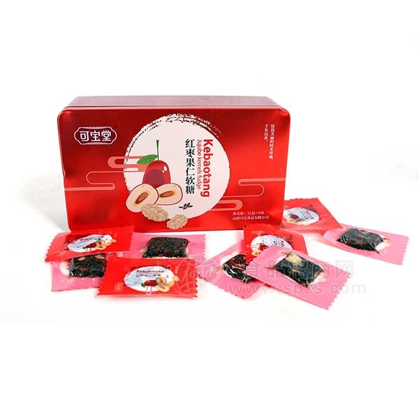 可宝堂  红枣果仁软糖  休闲食品 招商