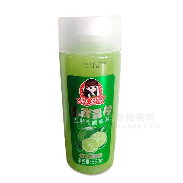 果C菇凉 泰式青柠 发酵果汁饮料 果肉饮品 360ml