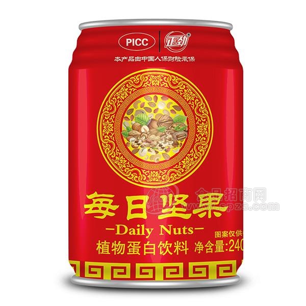 正劲 每日坚果 植物蛋白饮料240ml