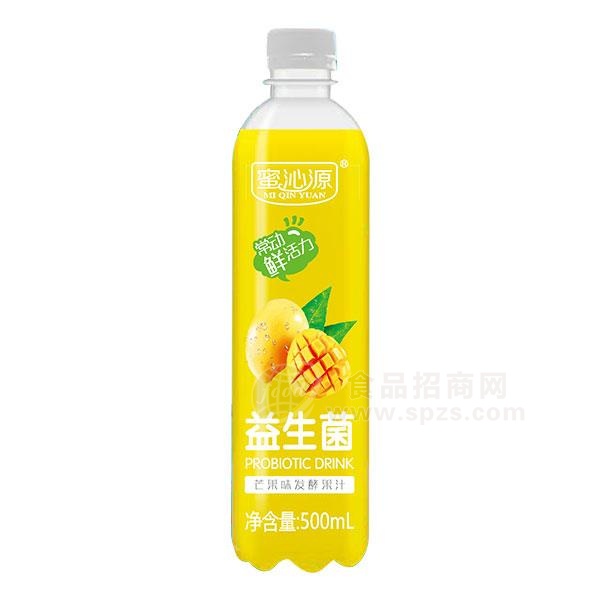 蜜沁源  芒果味益生菌发酵果汁500ml