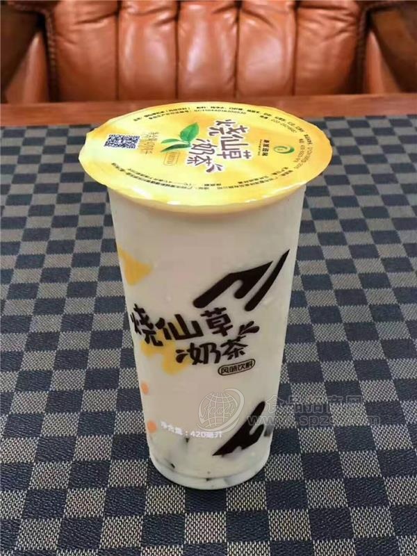 纯露爽 烧仙草奶茶420ml