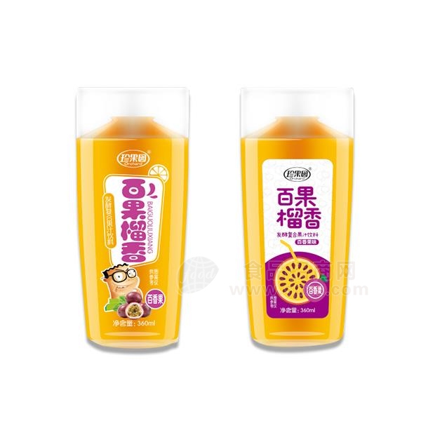 珍果园复合果汁饮料百香果味360ml