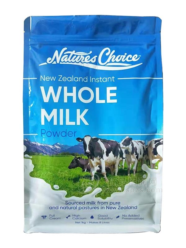 自然选无麸质新西兰进口全脂奶粉招商
