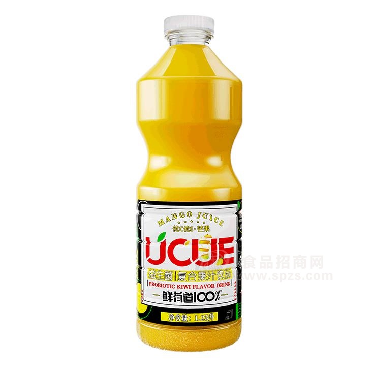 优C优E复合果汁饮料芒果汁芒果味1.25L