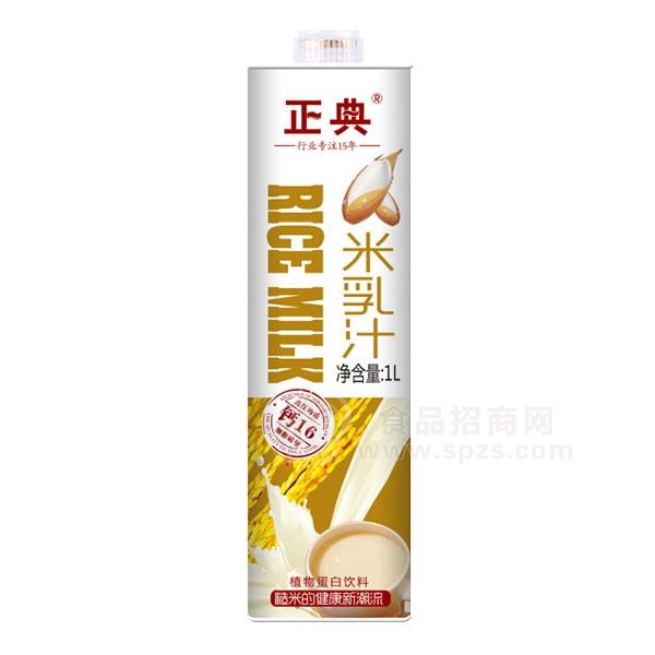 正典 米乳汁饮料 植物蛋白饮料1L