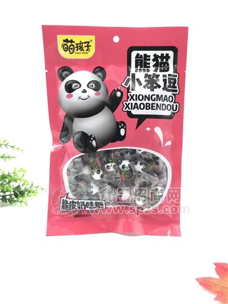 熊猫小笨豆脆皮奶味糖