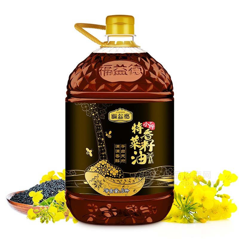 福益德小榨特香菜籽油5L装