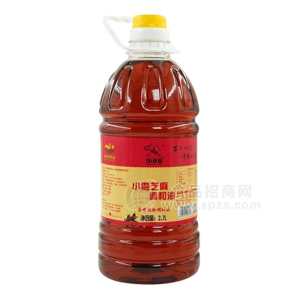 张学堂 小磨芝麻调和油  2.7L