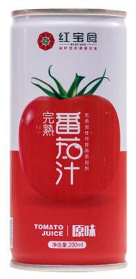 红宝食100%原味完熟番茄汁招商