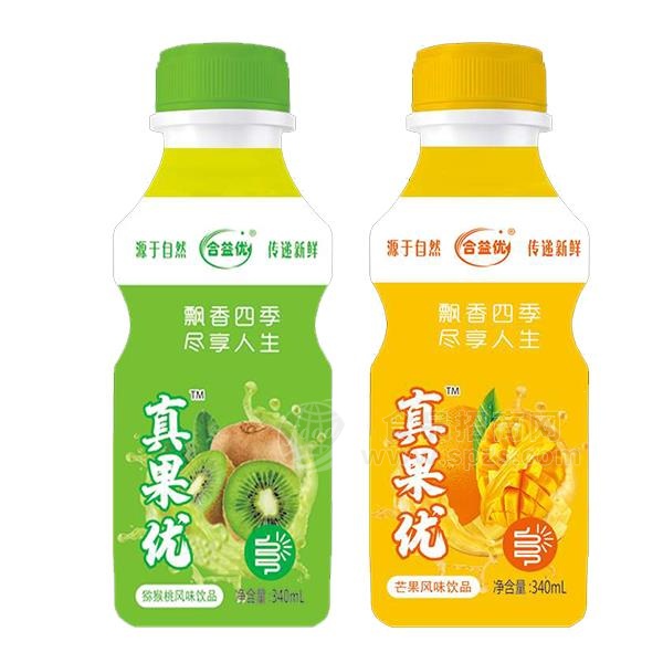 合益优真果优猕猴桃风味饮品招商340ml