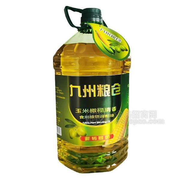 九州粮仓玉米橄榄清香 食用植物调和油 桶装5L