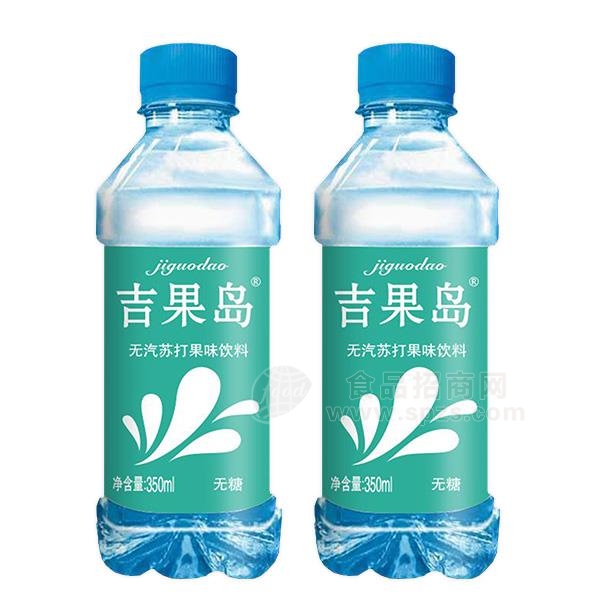 吉果岛 无汽苏打果味饮料招商 苏打水饮料350ml