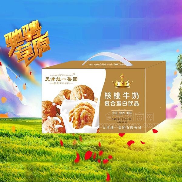 核桃牛奶 复合蛋白饮品 250mlx12盒