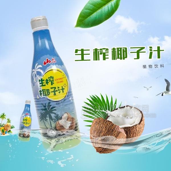 山尔 生榨椰子汁 植物蛋白饮料1.25L