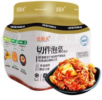 盛源来 【桶装切件泡菜】850g*20瓶 整箱