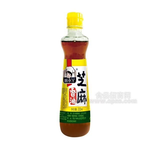 厨小丫芝麻香油食用油火爆招商320ml