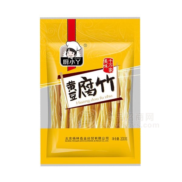 厨小丫黄豆腐竹干鲜招商200g