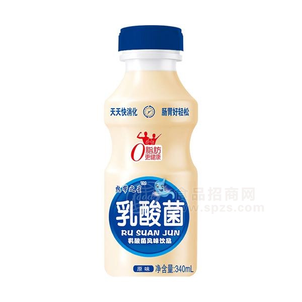 热带之星原味乳酸菌风味饮品招商340ml