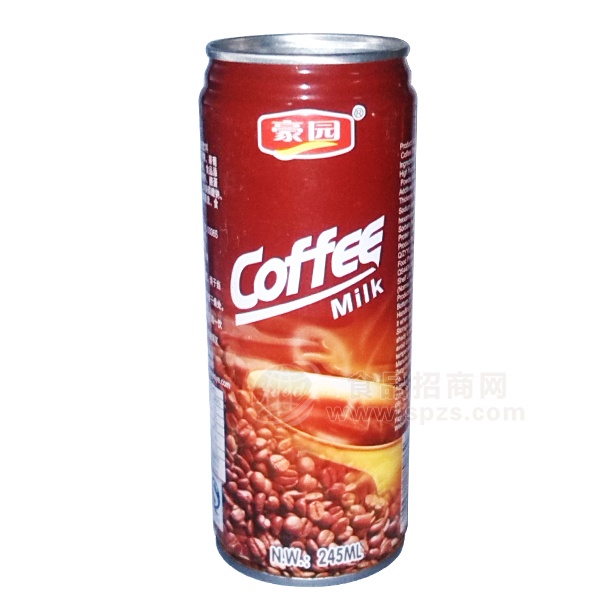 豪园牛奶咖啡饮料245ml