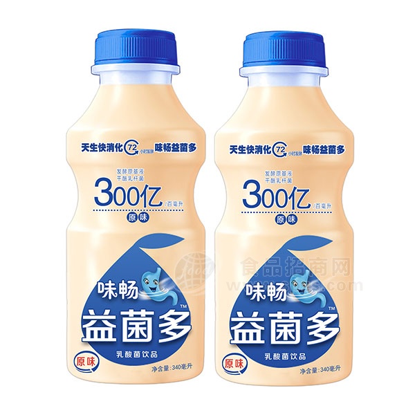 味畅益菌多乳酸菌 原味乳饮料 340ml