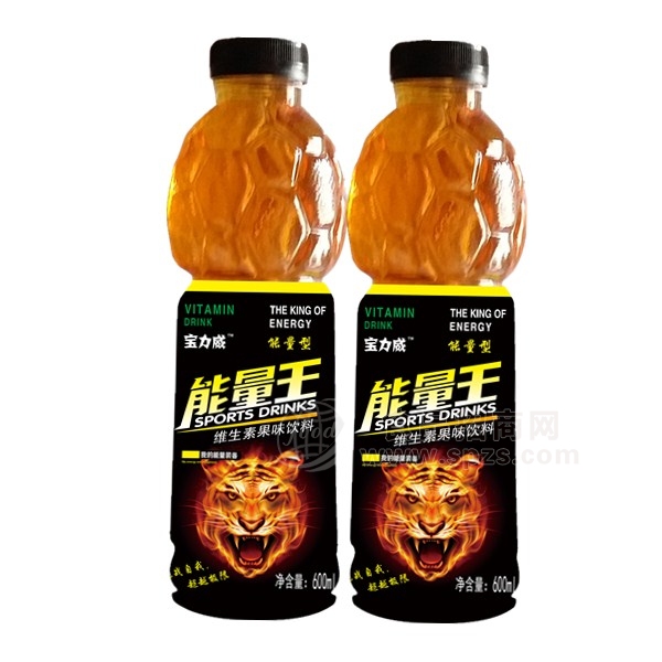 宝力威 能量王维生素果味饮料600ml