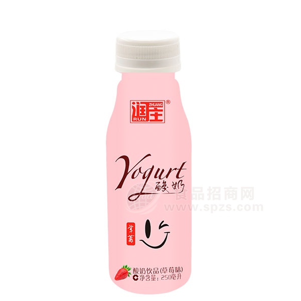 润庄酸奶饮品 草莓味250ml