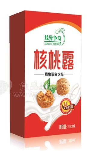 炫异争奇 核桃露植物蛋白饮料238ml