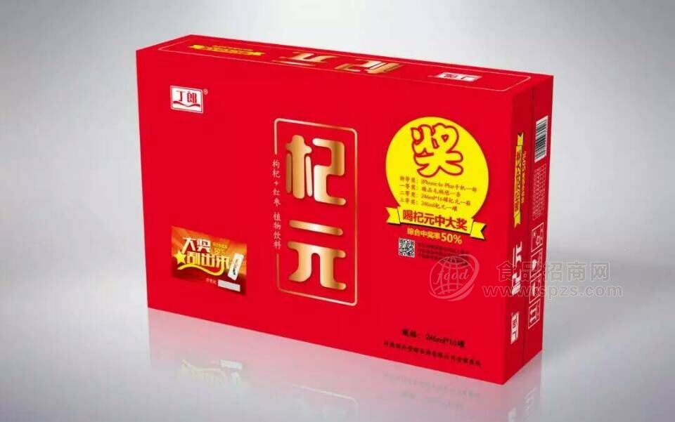 丁郎 杞元 大红枣+枸杞植物饮料246ml