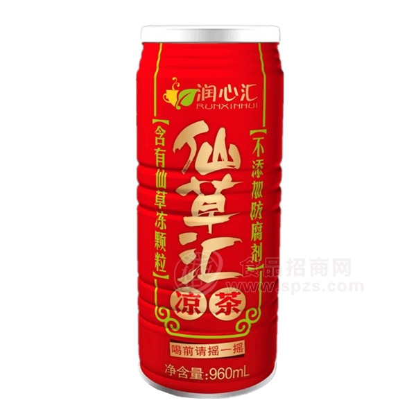 润心汇仙草汇凉茶960ml