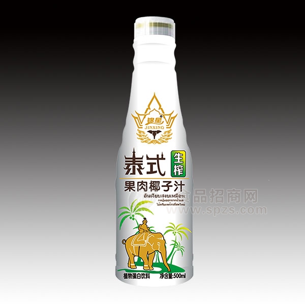 锦星 泰式生榨果肉椰子汁500ml