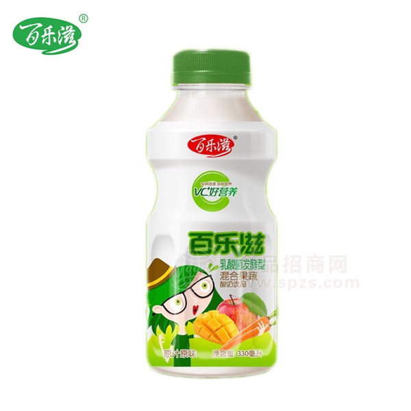 百乐滋  原汁原味混合果蔬乳 酸奶饮品330ml