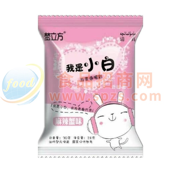 梦立方香脆面 休闲食品 麻辣蟹味30g