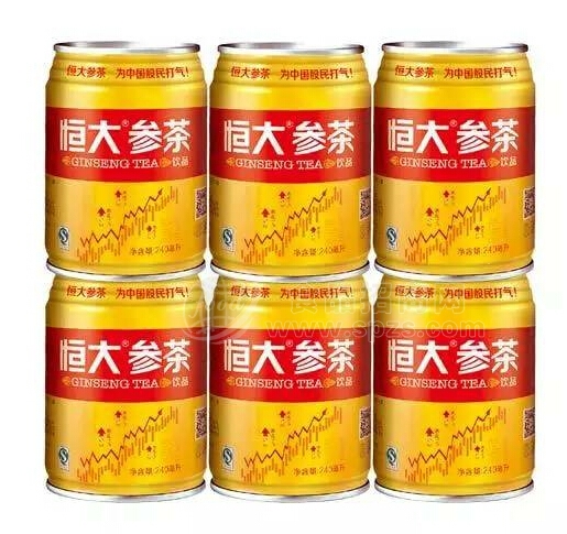 恒大参茶 240ml  茶饮料