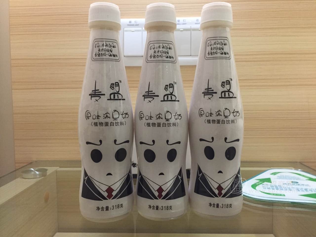 麦盟 原味浓豆奶318ml 植物蛋白饮料