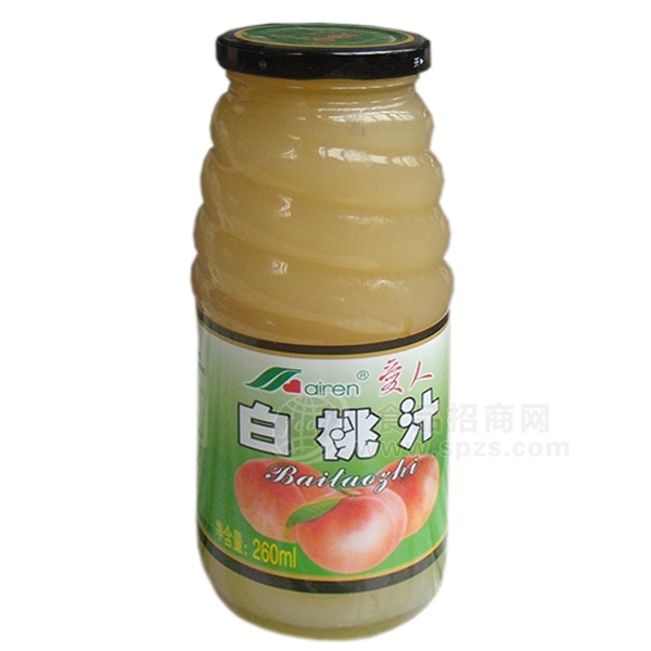 爱人 白桃汁 果汁饮料 260ml