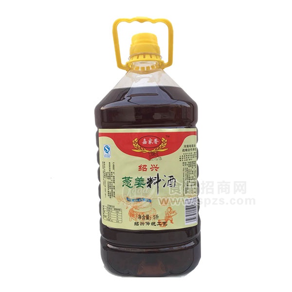 嘉家香绍兴葱姜料酒5l