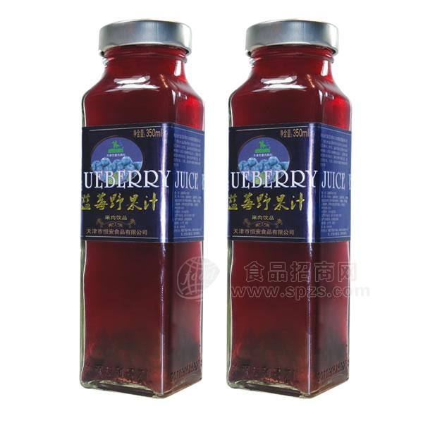 蓝莓野果汁350ml